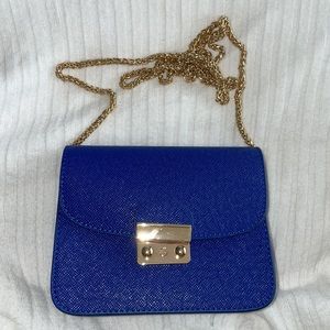 Royal blue crossbody small purse
